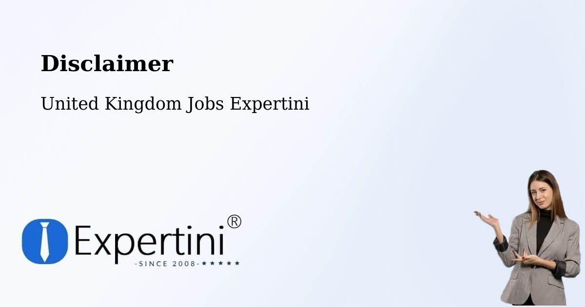 Disclaimer – Bethnal Green - United Kingdom Jobs Expertini